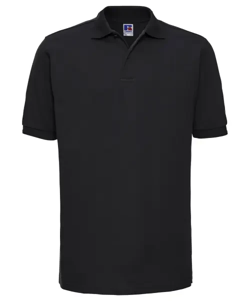 Russell Europe Hard-wearing 60°c Wash Polo Black