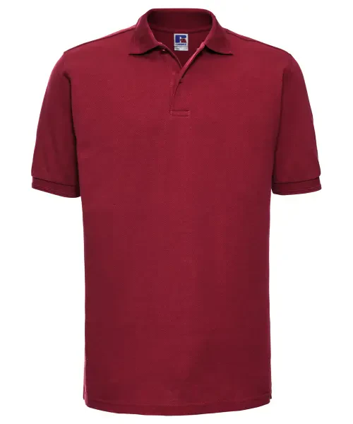 Russell Europe Hard-wearing 60°c Wash Polo Classic Red