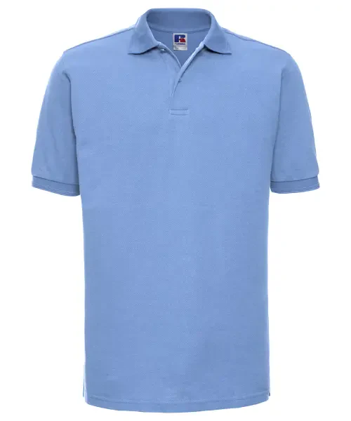 Russell Europe Hard-wearing 60°c Wash Polo Sky