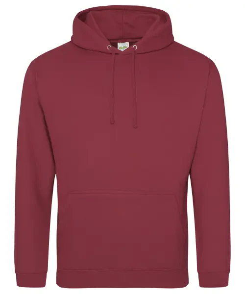 AWDis College Hoodie Brick Red