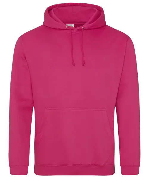 AWDis College Hoodie Hot Pink