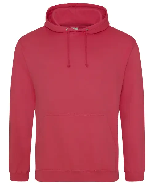 AWDis College Hoodie Lipstick Pink