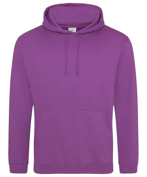 AWDis College Hoodie Magenta Magic