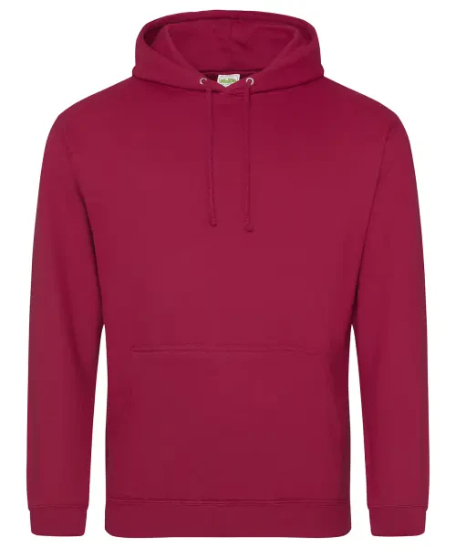 AWDis College Hoodie Red Hot Chilli