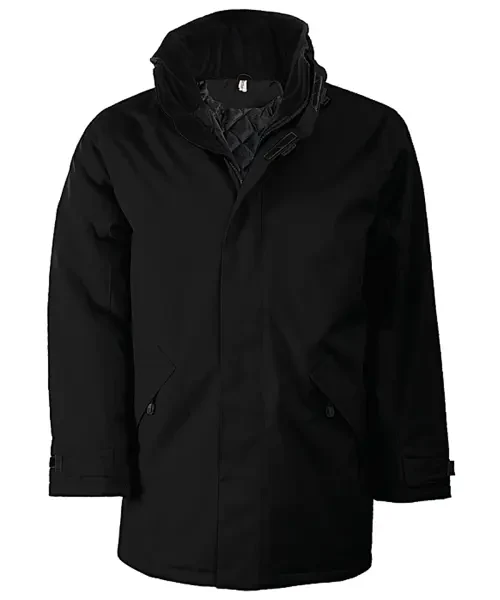 Kariban Quilted Parka Black/black