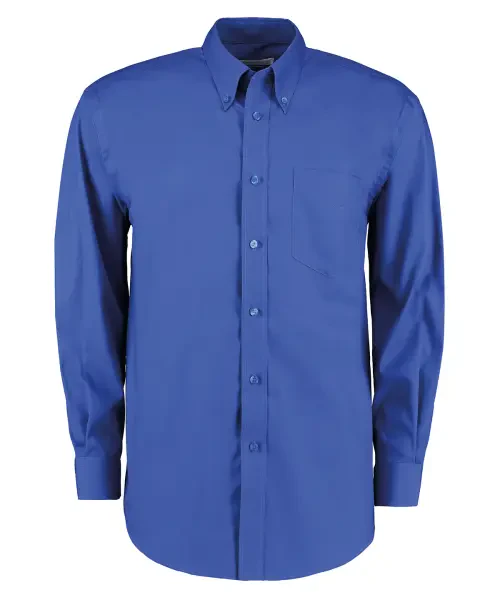 Kustom Kit Corporate Oxford Shirt Long Sleeved Classic Fit Royal