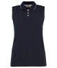 GameGear Women's Proactive Sleeveless Classic Fit Polo Navy/White