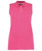 GameGear Women's Proactive Sleeveless Classic Fit Polo Raspberry/White