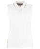 GameGear Women's Proactive Sleeveless Classic Fit Polo White/Navy