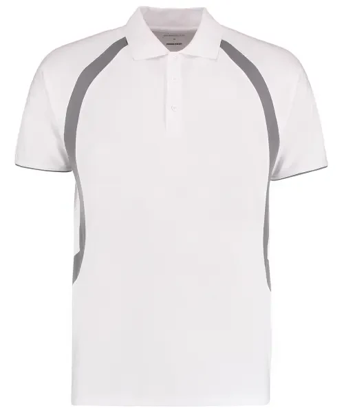 Gamegear Cooltex Riviera Polo Shirt Classic Fit White/Grey