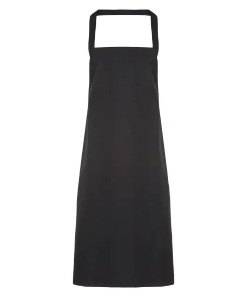 Premier 100% Organic Cotton Bib Apron Black