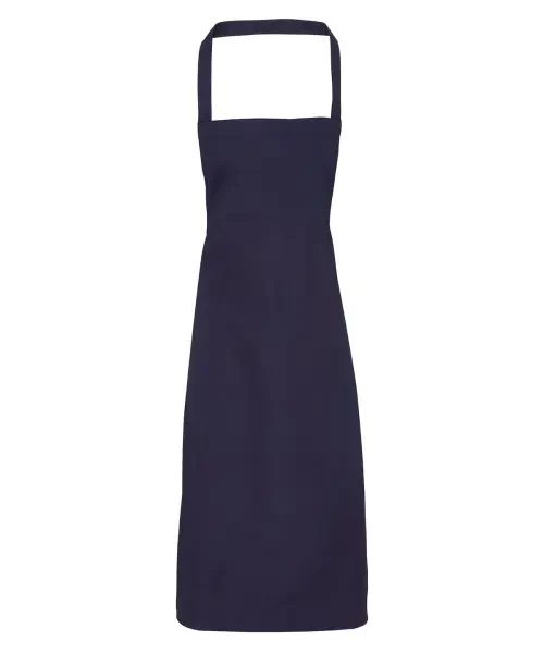 Premier 100% Organic Cotton Bib Apron Navy