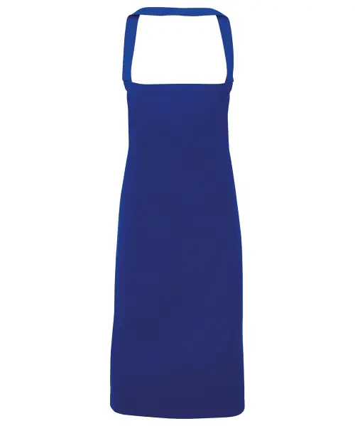 Premier 100% Organic Cotton Bib Apron Royal