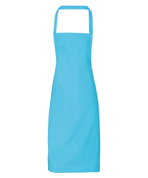 Premier 100% Organic Cotton Bib Apron Turquoise