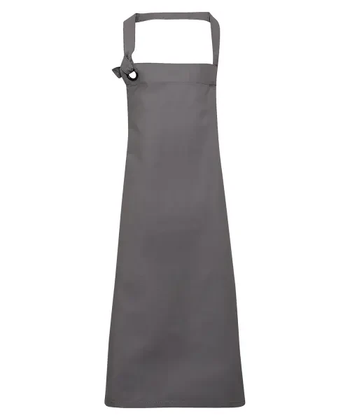 Premier Calibre Heavy Cotton Canvas Bib Apron Dark Grey