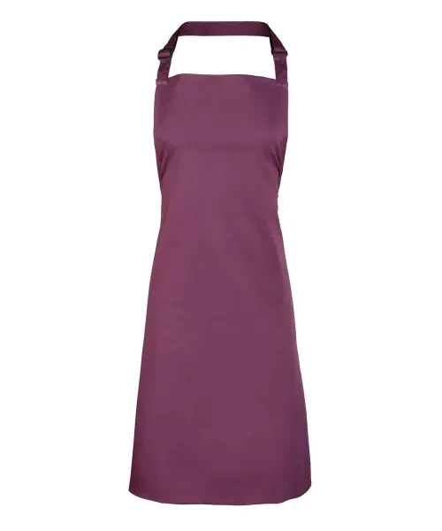 Premier Colours Bib Apron Aubergine