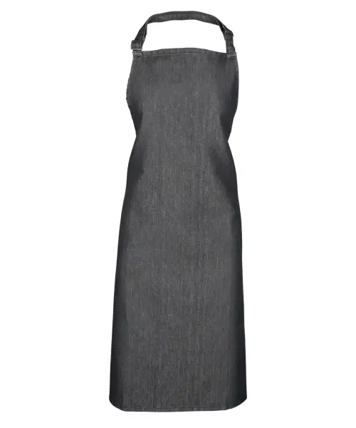 Premier Colours Bib Apron Black Denim