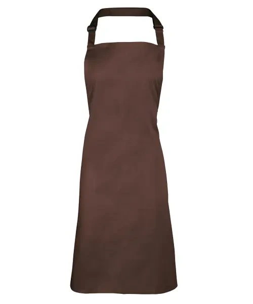 Premier Colours Bib Apron Brown