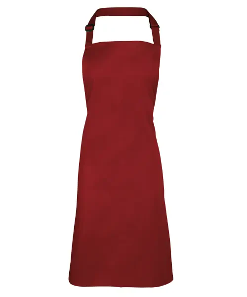 Premier Colours Bib Apron Burgundy