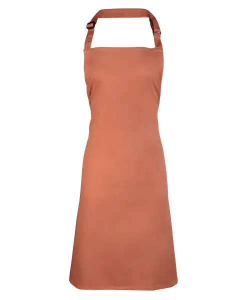 Premier Colours Bib Apron Chestnut