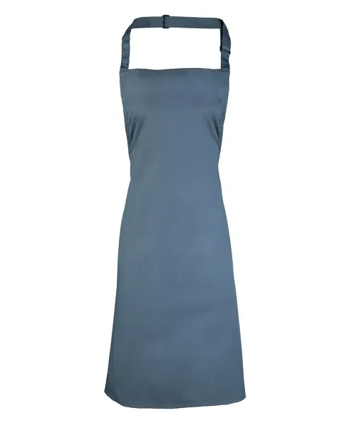 Premier Colours Bib Apron Steel