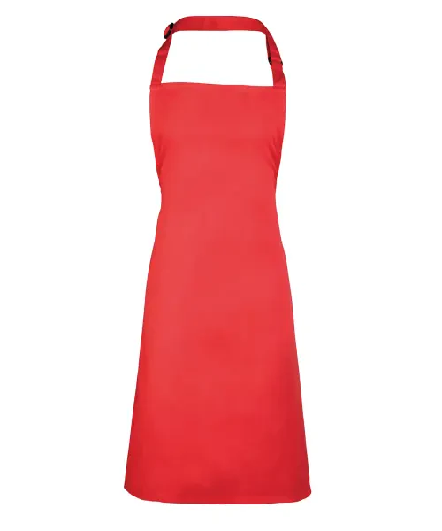 Premier Colours Bib Apron Strawberry Red