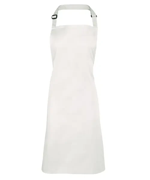 Premier Colours Bib Apron White