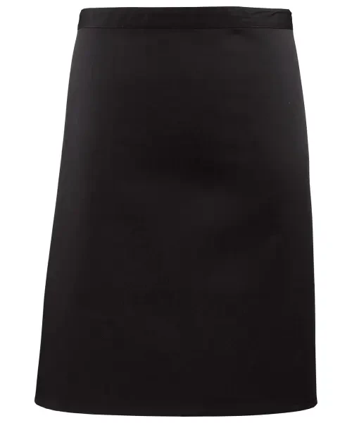 Premier Colours Mid-length Apron Black