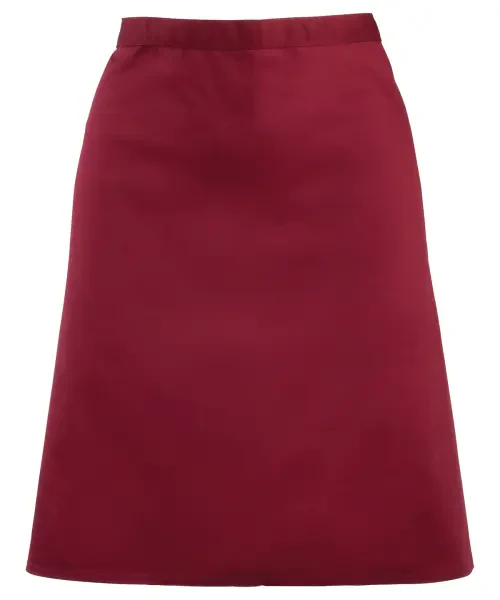 Premier Colours Mid-length Apron Burgundy