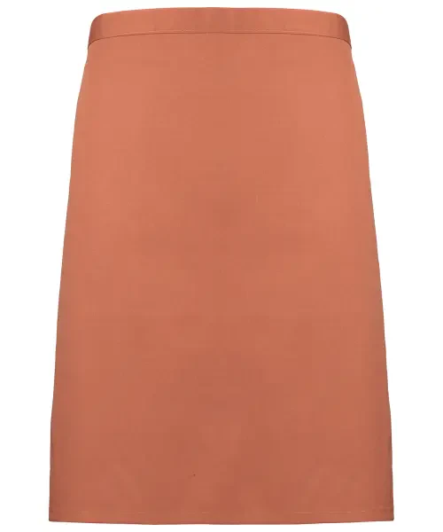 Premier Colours Mid-length Apron Chestnut