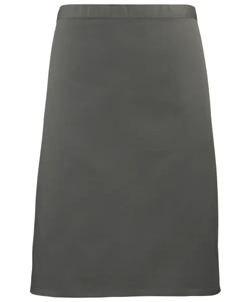 Premier Colours Mid-length Apron Dark Grey