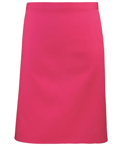 Premier Colours Mid-length Apron Hot Pink