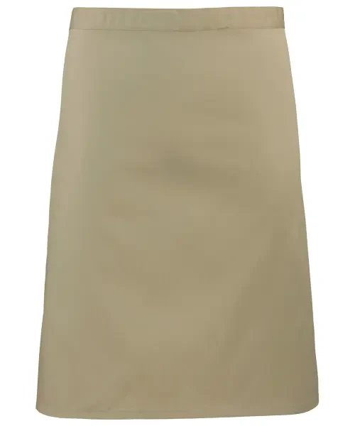 Premier Colours Mid-length Apron Khaki