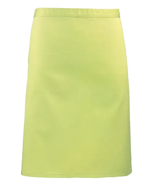 Premier Colours Mid-length Apron Lime