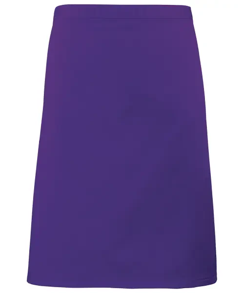 Premier Colours Mid-length Apron Purple