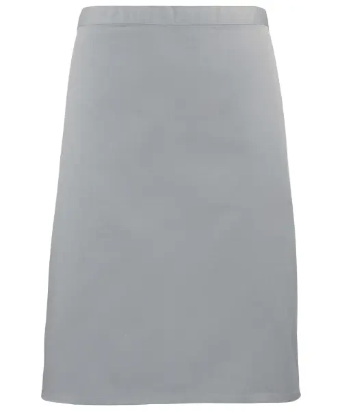 Premier Colours Mid-length Apron Silver Grey