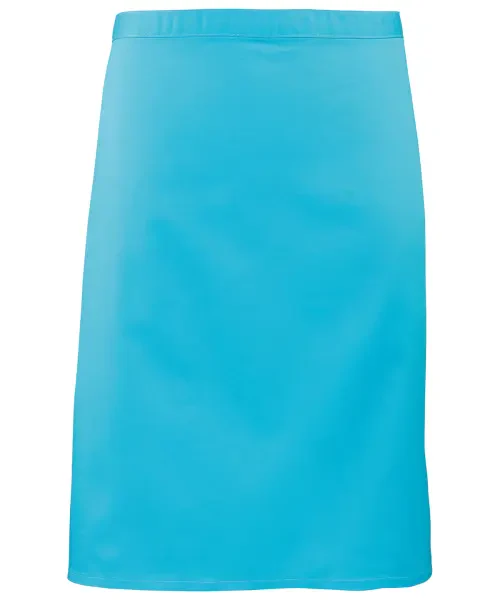 Premier Colours Mid-length Apron Turquoise