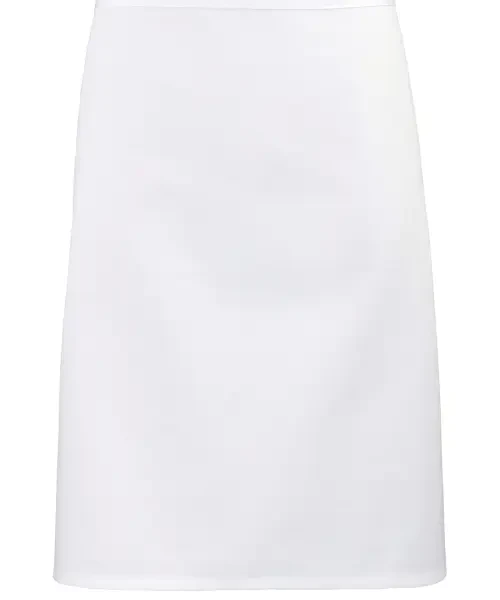 Premier Colours Mid-length Apron White