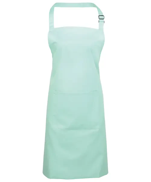 Premier Colours Bib Apron With Pocket Aqua