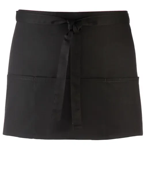 Premier Colours 3-pocket Apron Black