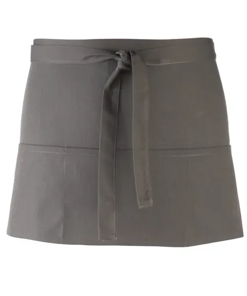 Premier Colours 3-pocket Apron Dark Grey