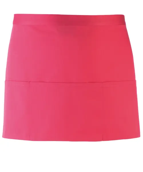 Premier Colours 3-pocket Apron Hot Pink