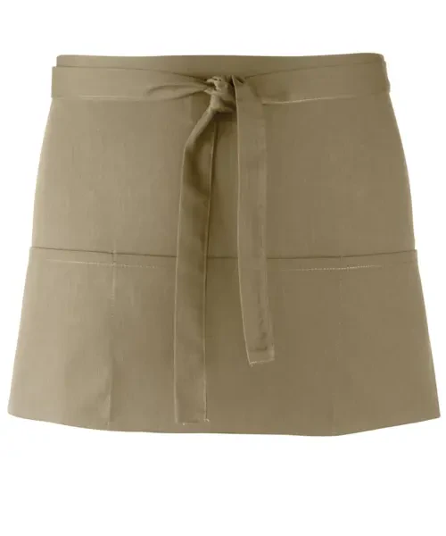 Premier Colours 3-pocket Apron Olive