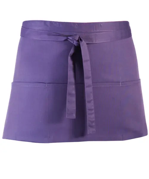 Premier Colours 3-pocket Apron Purple