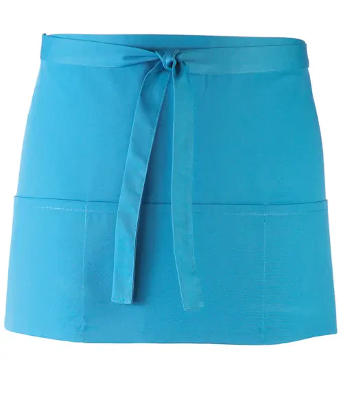 Premier Colours 3-pocket Apron Turquoise