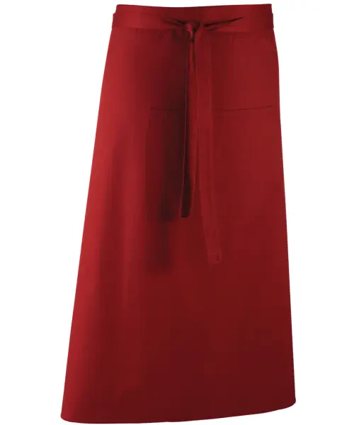 Premier Colours Bar Apron Burgundy