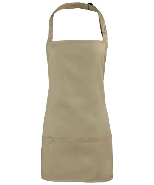 Premier Colours 2-in-1 Apron Khaki