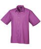 Premier Short Sleeve Poplin Shirt Hot Pink