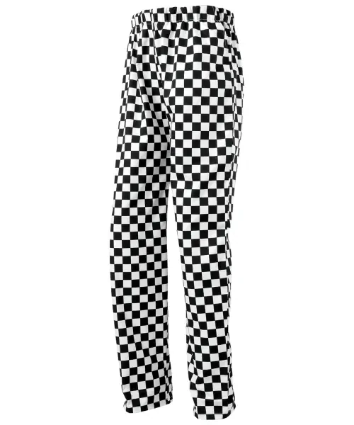 Premier Essential Chef's Trousers Black/white (big Check)