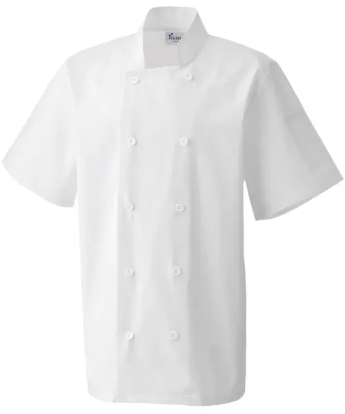 Premier Short Sleeve Chef’s Jacket White